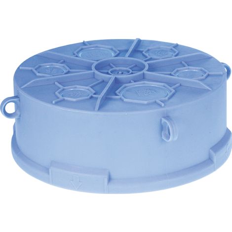 Eur Ohm – Base de 52169 – Support pour perceuse Ø145mm – Boite d'encastrement pour béton armé – Hauteur 7cm – Largeur 15cm – Profondeur 15cm