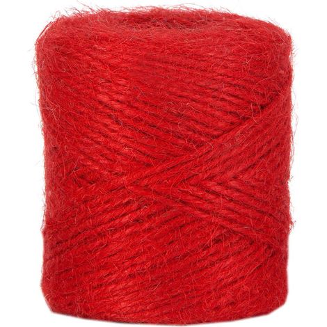 Piovaccari String Juta 2 Mm 100 Gr Colore Red