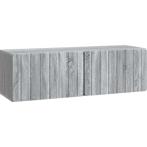 Mueble para TV de pared Gris 98 x 31 x 30 cm