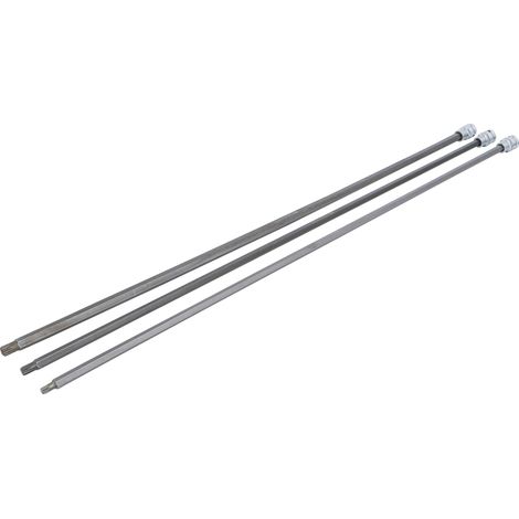 BGS Juego de puntas longitud 800 mm accionamiento cuadrado interior 12,5 mm (1/2") perfil interior (para XZN) para VAG 3 pzs. - 4224 (1/4)