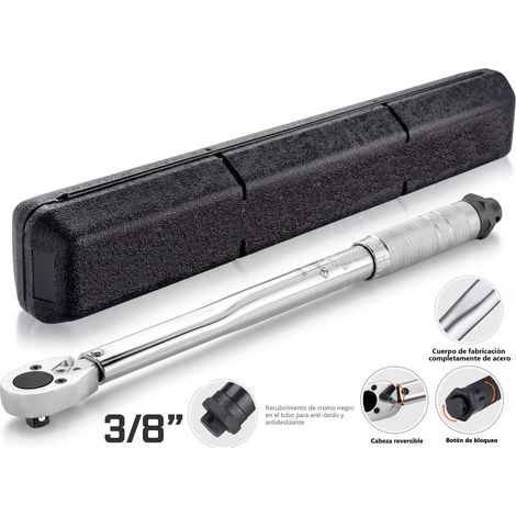 LLAVE DINAMOMETRICA 3/8" 19-110 NM con certificado de calibracion