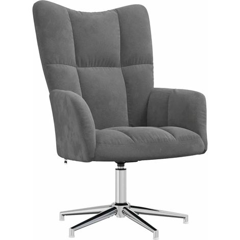 Maison Exclusive - Relaxsessel Dunkelgrau Samt
