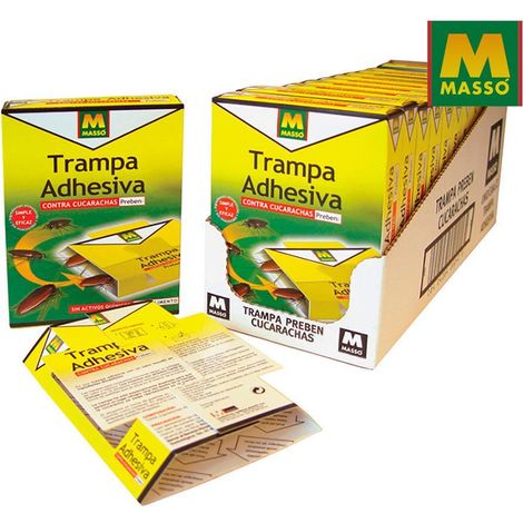Trampa adhesiva para cucarachas (pack de 2 unid.) Preben 231608 Massó (1/3)