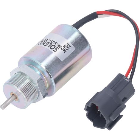 24V DC Motorstopp-Magnetventil, Kraftstoffabschaltschalter, Löschsteuerung für Toro 223D, Abschaltschalter, Dieselstopp-Magnetventil. (1/5)