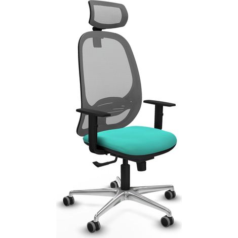 Chaise de bureau piqueras y crespo Cilanco gris cuir synthétique (1/2)
