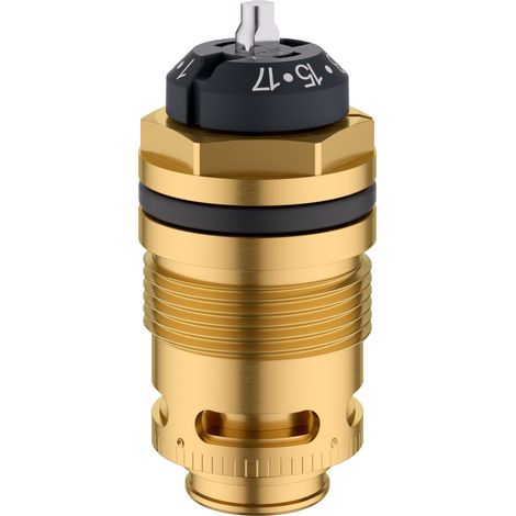 OVENTROP Insert de vanne pour robinets thermostatiques AQ, RFQ et EQ, Multiblock TQ et TQ-RTL, Multiflex FQ, Unibox TQ et TQ vario 10 à 170 l/h préréglable, 1187065