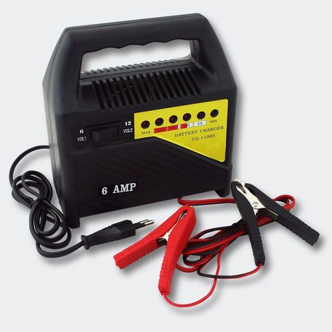 Chargeur 6A de batterie rapide - 1106S- Batteries 6V et 12V (1/5)