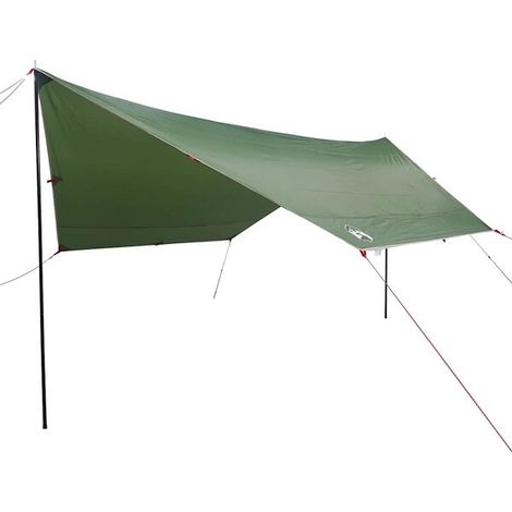 Bâche de camping verte imperméable 430x380x210 cm