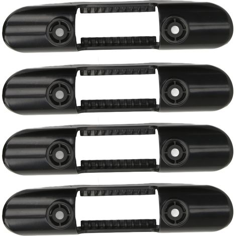 Support de pagaie universel en plastique ABS pour kayak, bateau ou bateau, avec vis, noir (1/5)