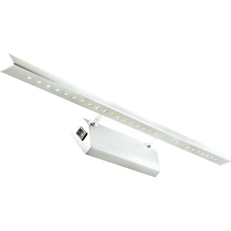 Applique murale LED linéaire chromée 4W ALBATROS Struhm avec interrupteur (1/3)