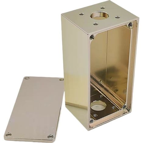 BNC aluminum shielded box, 60mm long, 30mm wide, 25mm high, RF box with electromagnetic shielding (1/4)