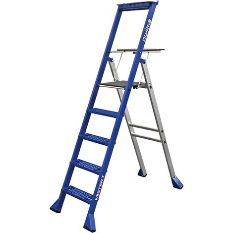 Scaletta grande piattaforma 4 gradini - Alt. masima lavoro 2.88m - 649204