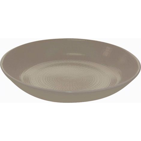 Modulo Nature Plat creux rond terre d'ombre 210 mm - Finedine (1/5)