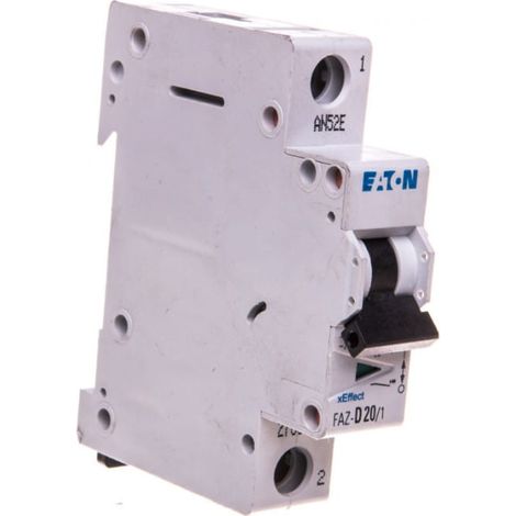 Interruttore magnetotermico 1P D 20A 15kA AC FAZ D20/1 278585