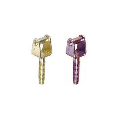 Cavallotti con Rullo e Vite Anuba 15 mm di Altezza Vite 35 mm 10 Pezzi