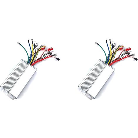 2X 48V 60V 64V 600W Hub Motor Controller 12Mos Max 30A pour Vélo ÉLectrique E-Scooter Moto Bldc Motor Controller