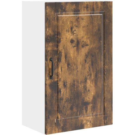 Maison Exclusive - Armadietto a muro PORTO Rovere fumé 50 x 31 x 80 cm