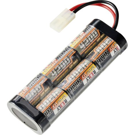 Reely Pack de batterie (NiMh) 7.2 V 4200 mAh Nombre de cellules: 6 stick Tamiya (1/2)