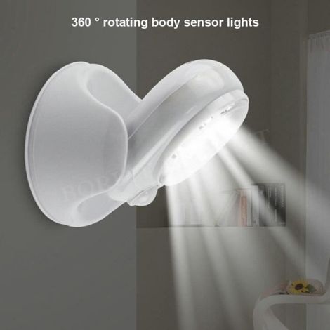 Lampe LED - Lumi - 360° - Détecteur de mouvement - Sans fil - Jardin extérieur (1/4)
