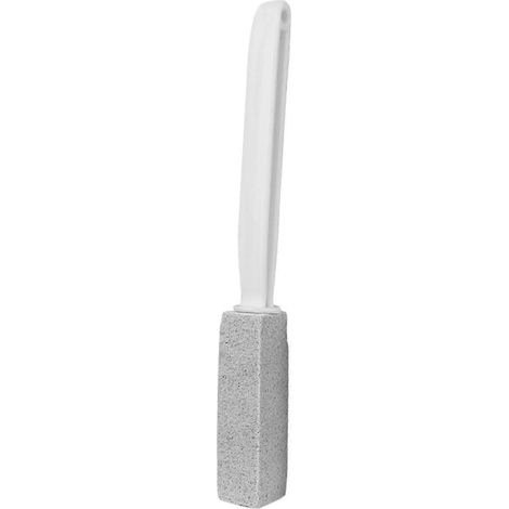 Brosse de toilette avec manche, nettoyant pour toilettes, salle de bain, piscine et ménage-Gray 20.5cm (1/5)