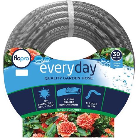 Flopro Everyday 30M Hose Pipe, Weatherproof & Durable