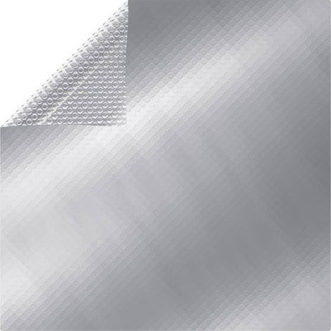 Poolabdeckung Silbern 450x220 cm PE