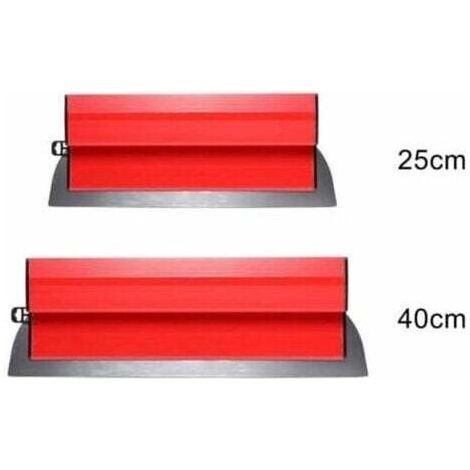 2pcs Lame à lisser 25cm+ 40cm, Lame de spatule de lissage, Lame d'écumage efficace résistante à l'usure sans effort, Couteau à lisser mural réutilisable,INHHUB