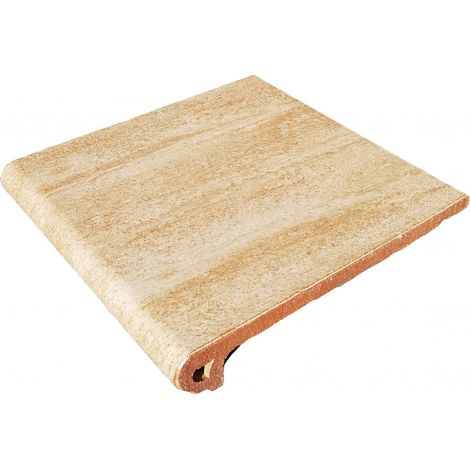 Gradino klinker 325x330x18mm serie esmaltados columbia colore beige - 1pz (1/5)