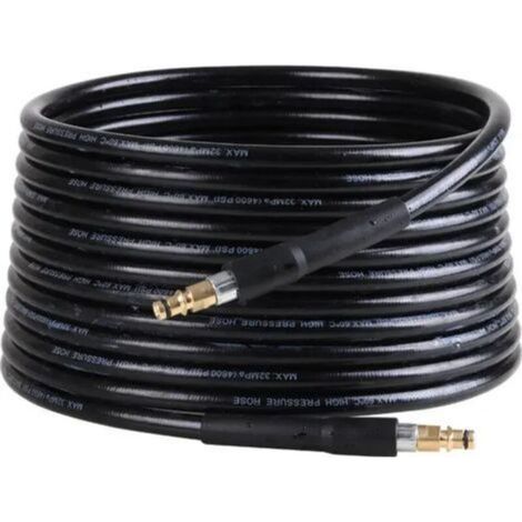 Remplacement du tuyau de nettoyant haute pression pour Kärcher K K2 K3 K4 K5 K6 K7 Série haute pression Nettoyer Click Click Connecteur rapide 10m (1/4)