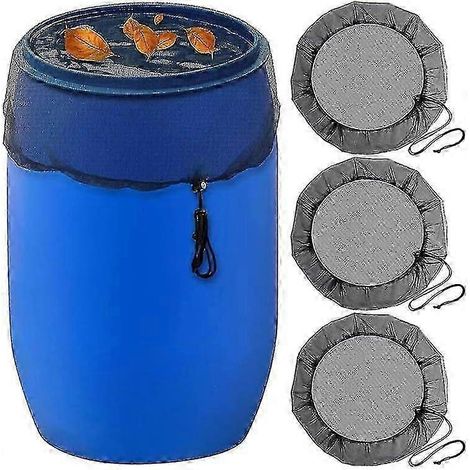 Filiyano – Kit de récupération d – Lot de 3 filets de protection anti-pluie de 60 cm, réglables, pour récupérateur d'eau de pluie. Kit de récupération (1/5)