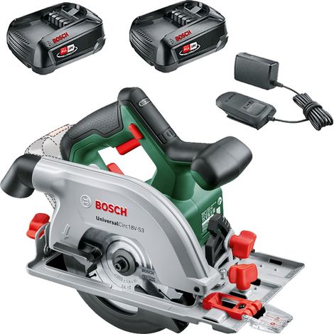 Bosch 06033B1400 UniversalCirc 18v Circular Saw 160mm Fits Rail + X2 1.5AH Batt (1/5)