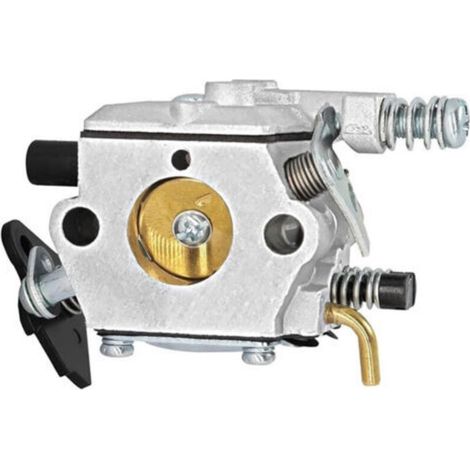 1 carburateur pour tronçonneuse, kit complet avec filtre à air et bougie, compatible Stihl MS240/MS260, Walbro WT-194, Tillotson HU-136A (1/4)