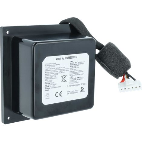 vhbw Batería reemplaza JBL SUN-INTE-260, DH14026CHM para altavoces, cajas acústicas (2500 mAh, 14,4 V, Li-Ion)
