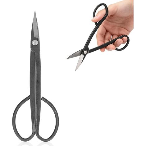 Bonsai Scissors Steel Long Handle Gardening Pruning Shears Garden Pruning Shears for Bonsai Pruning and Flower Care (1/5)