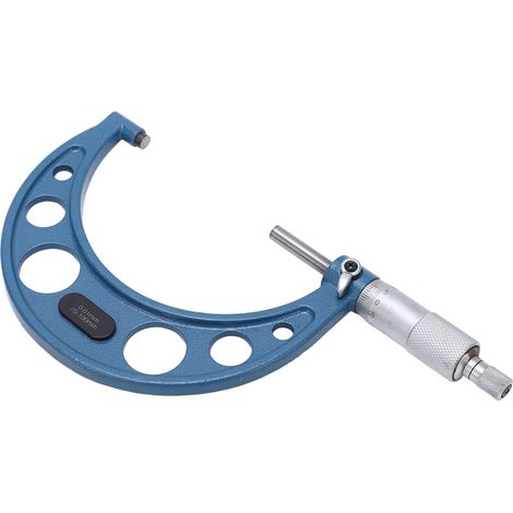 Tragbares Mikrometer aus stabiler Legierung, präzise Oberflächenmessung, Kalibrierung 0,01 mm, 75–100 mm (1/5)