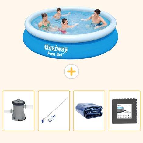 Bestway Bestway Fast Set Ronde - 366x76 cm - 5-pièces S217 (1/5)