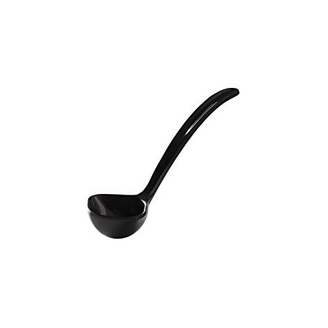Mestolo per salsa in melamina, capacità 0,4 l, lunghezza 170 mm, nero - Hendi 563649 (1/3)