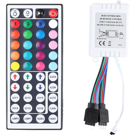 10 m RGBW-LED-Lichtleiste mit 44 Tasten und Fernbedienung für Heim- und Partydekoration, 100–240 V Wechselstrom, EU-Stecker (1/5)