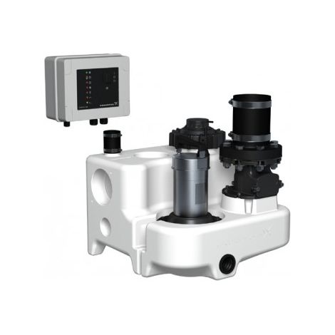 Grundfos Station de relevage des eaux usées Multilift MSS.11.1.2 1x230V 1,1kW Schuko 4.1 m 5.5 l/s, 97901037 (1/5)