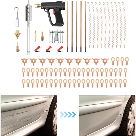 86 Tlg Dent Puller Punktschweißelektroden Spotter Schweißgerät Ausbeul Kit Tool (1/5)