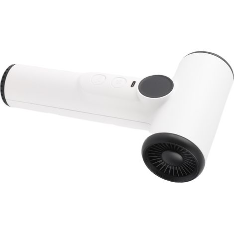 Sèche-cheveux sans fil, 3 réglages de chaleur et de ventilation, rechargeable par USB-C, air chaud/froid, petit format, idéal pour les voyages et les activités de plein air, en résidence étudiante ou (1/5)