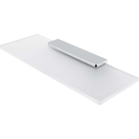 Nimco Maya - Ablage, 30 cm, mattes Glas/Chrom MA 29091B-30-26
