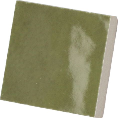 Cabochon sol / mur brillant 3,4x3,4 cm Taco KASBAH VERD (vendu par boite de 68 pièces)