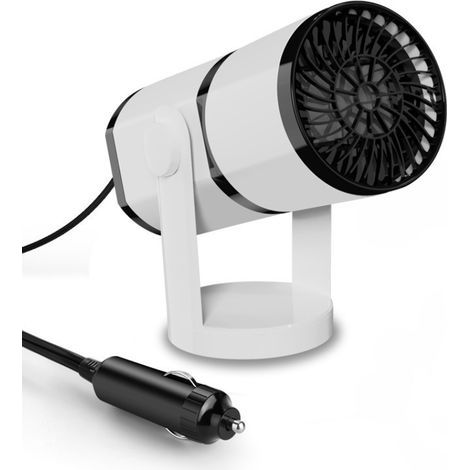 Calefactor portátil para coche 2 en 1: desempañador y descongelador, con rotación de 360 grados. (1/4)