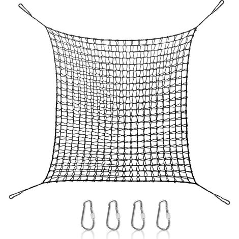 Filet d'escalade Aire de jeux, Double Filet d'escalade Aire de jeux, Filet de protection pour enfants Balançoire d'escalade Double couche Filet de protection en plein air (1 x 3 m) (1/5)