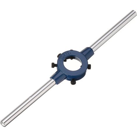 Porte Filière à Poignée Ronde 30mm Support de Poignée de Clé à Filetage Réglable pour Outils de Réparation de Filetage Boulon (pour M10-M11 Filières Métriques/30mm OD Matrices) (1/5)