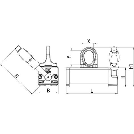 Électro-aimant de levage FX-2000 FLAIG (1/3)