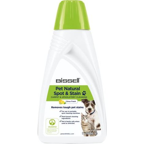 Bissell 3370 Natural Spot And Stai Haustierwaschmittel 1 l Blau (1/5)