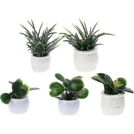 Lot de 5 mini fleurs artificielles (1/3)