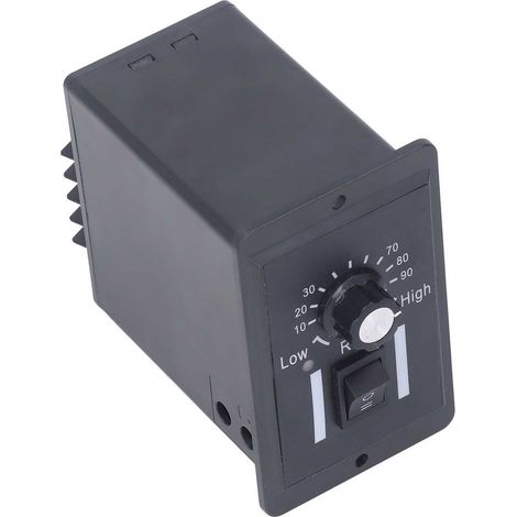 PWM-Drehzahlregler für 10-60V 6A Gleichstrommotoren mit Bedienfeld und Getriebe (1/5)